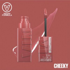 Maybelline أحمر شفاه فينيل لامع مقاوم للانتقال طويل الأمد 4.2 مل بلسم شفاه مكياج يومي