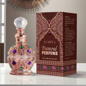 زيت عطري ألماسي نسائي 15 مل طويل الأمد برائحة زهرية خالي من الكحول